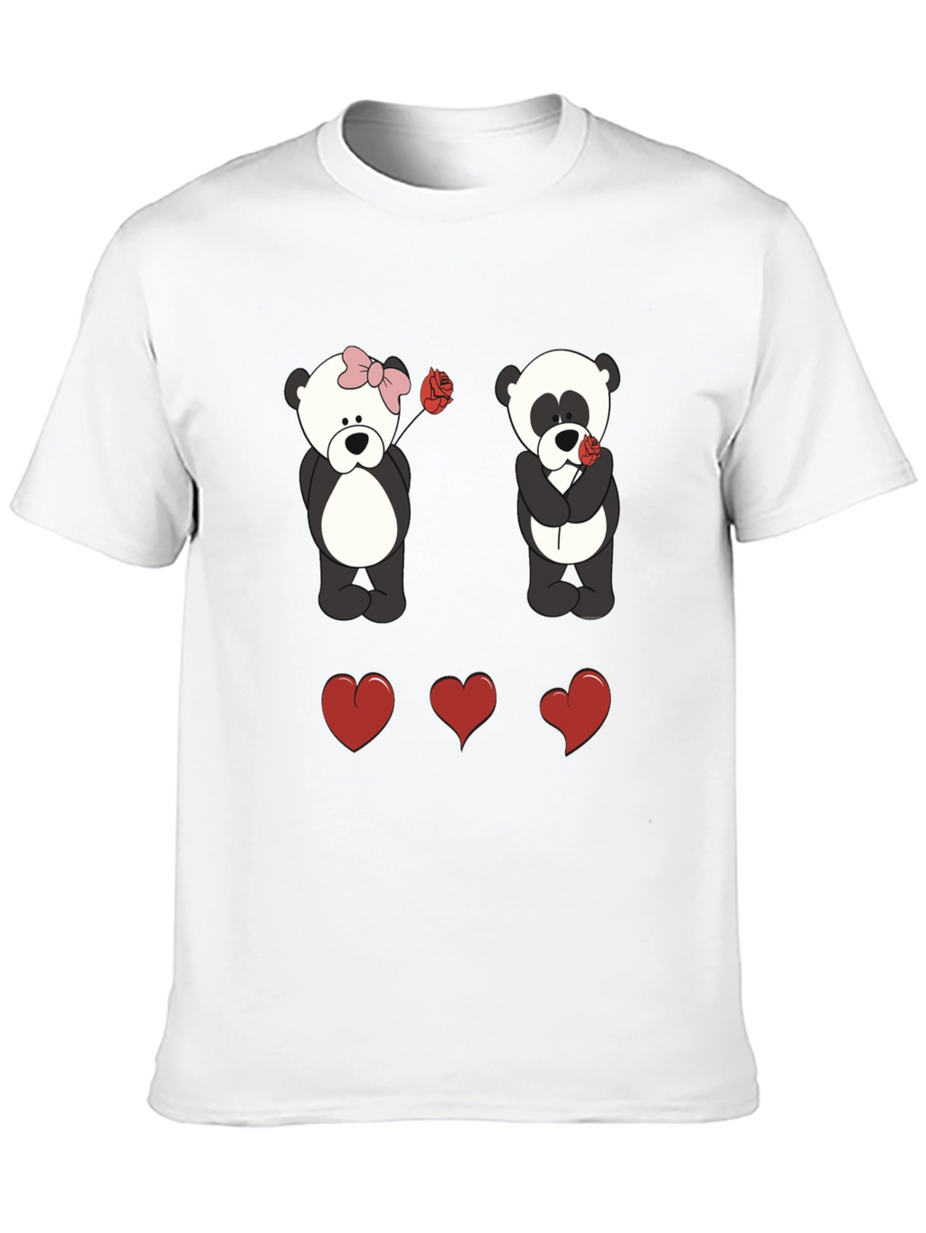 Panda Love Graphic T-Shirt