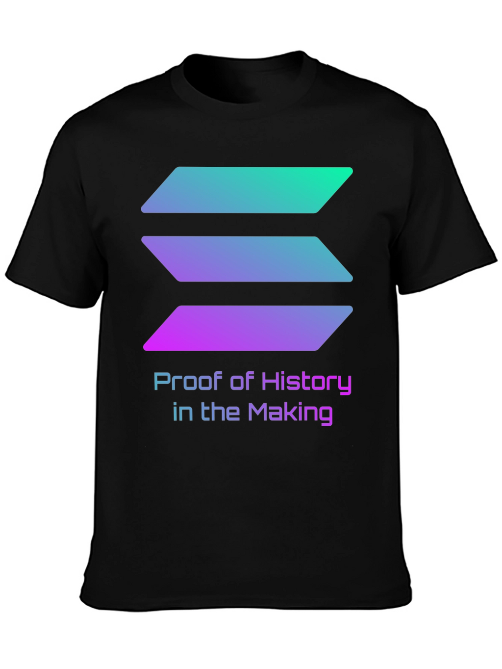 Solana Proof of History Crypto T-Shirt