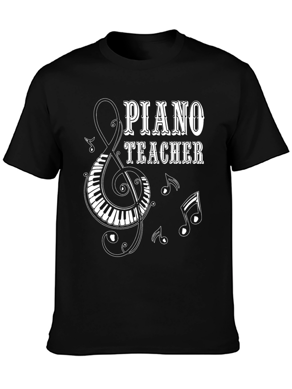 Piano Teacher T-Shirt: Music Lover Tee