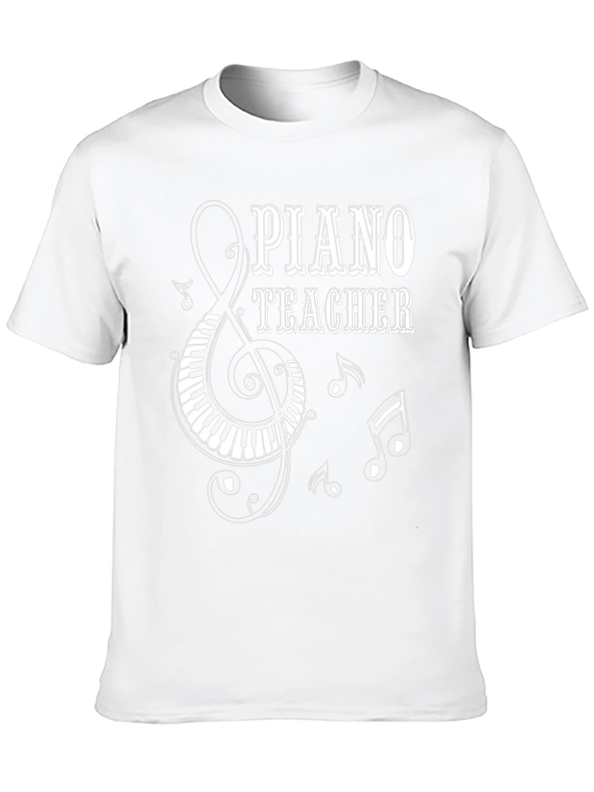 Piano Teacher T-Shirt: Music Lover Tee