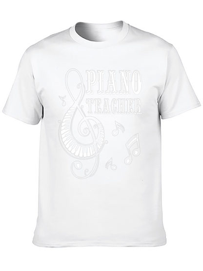 Piano Teacher T-Shirt: Music Lover Tee