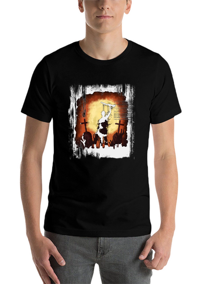 Ash vs Evil Dead T-Shirt - Graveyard Chainsaw