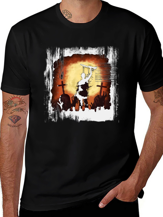 Ash vs Evil Dead T-Shirt - Graveyard Chainsaw