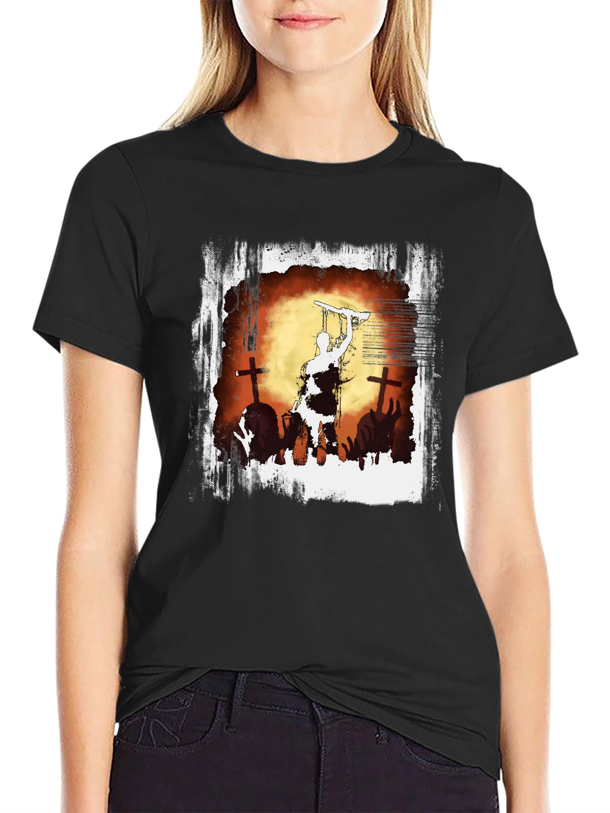 Ash vs Evil Dead T-Shirt - Graveyard Chainsaw