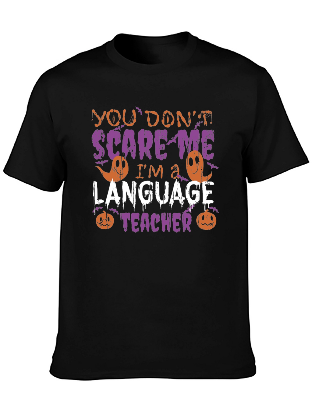 Funny Halloween Language Teacher T-Shirt