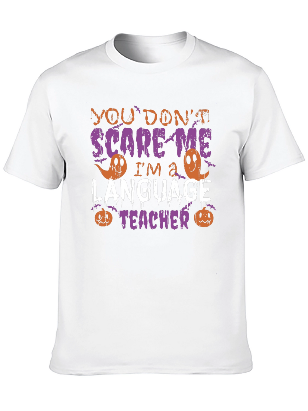Funny Halloween Language Teacher T-Shirt
