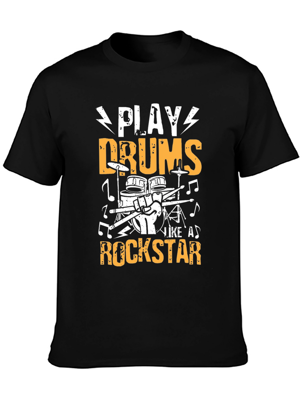 Play Drums Like A Rockstar Graphic T-Shirt