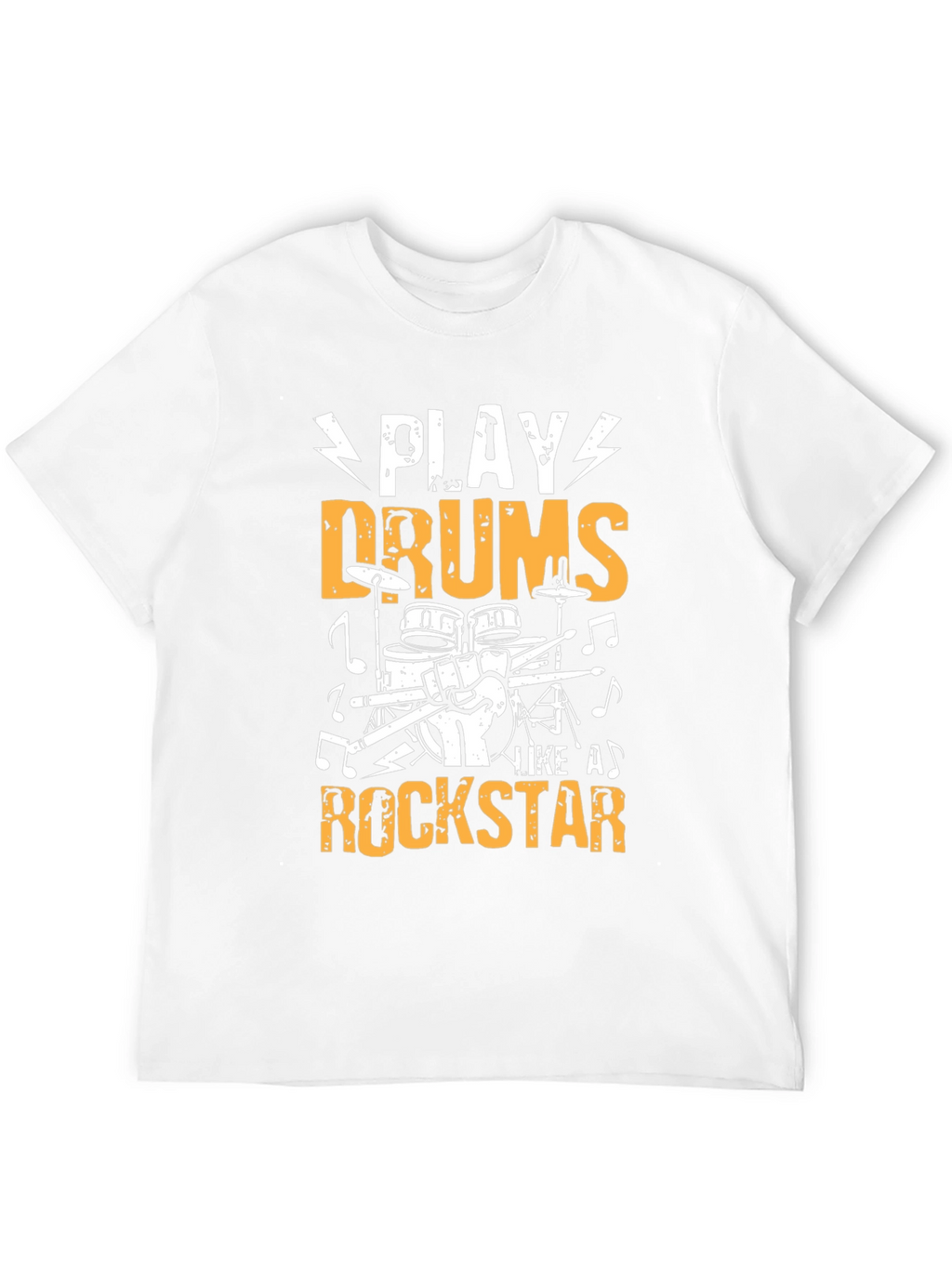 Play Drums Like A Rockstar Graphic T-Shirt