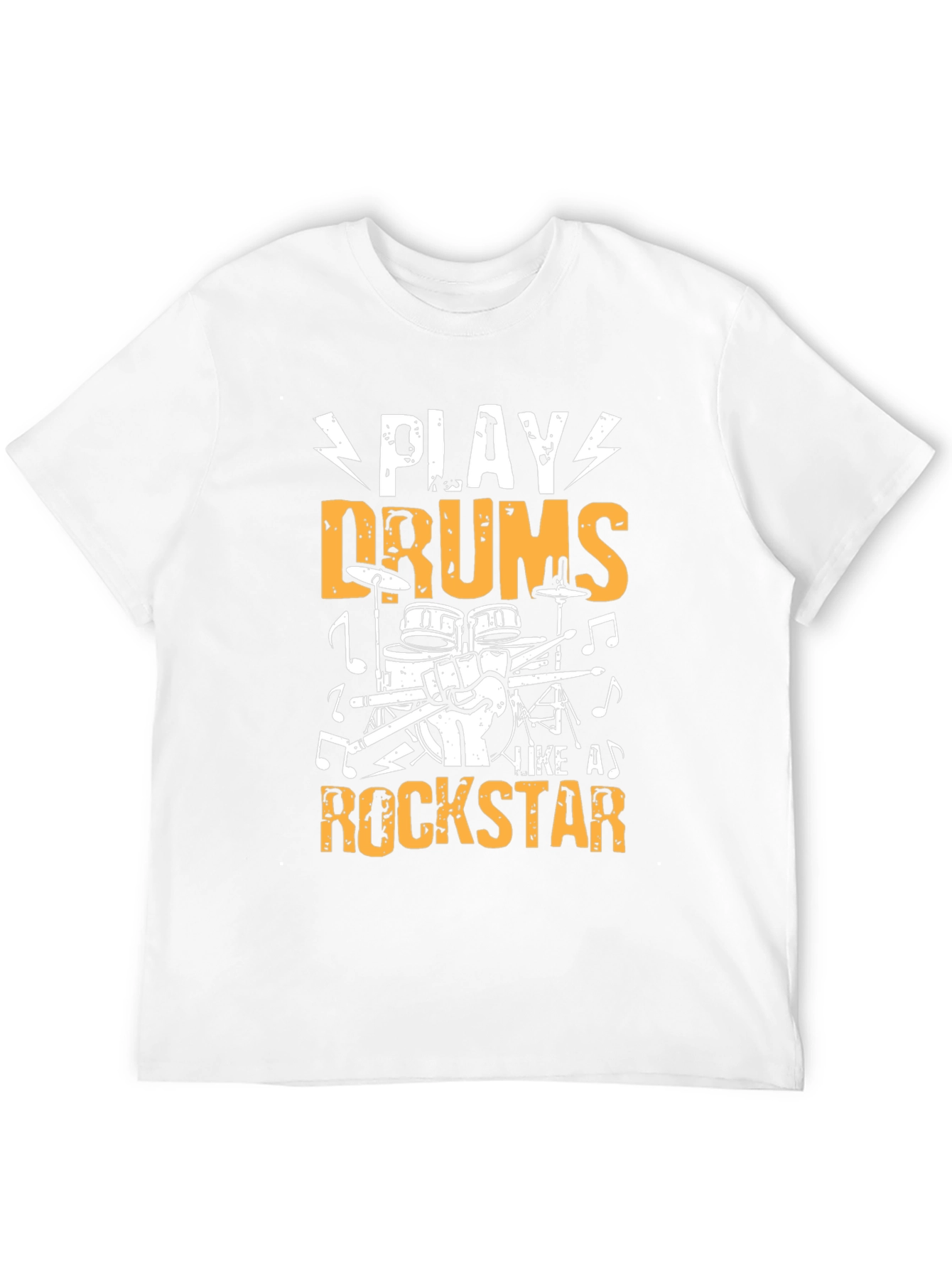 Play Drums Like A Rockstar Graphic T-Shirt