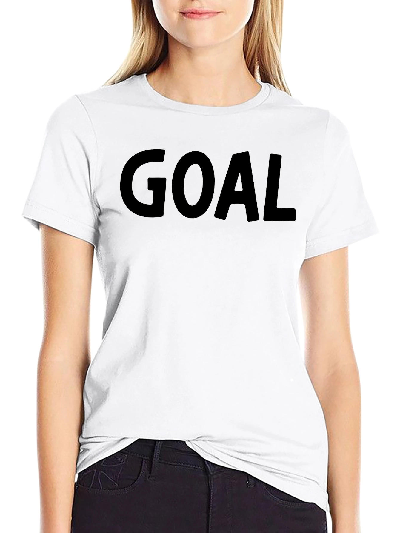 Goal Black T-Shirt - Motivational Tee