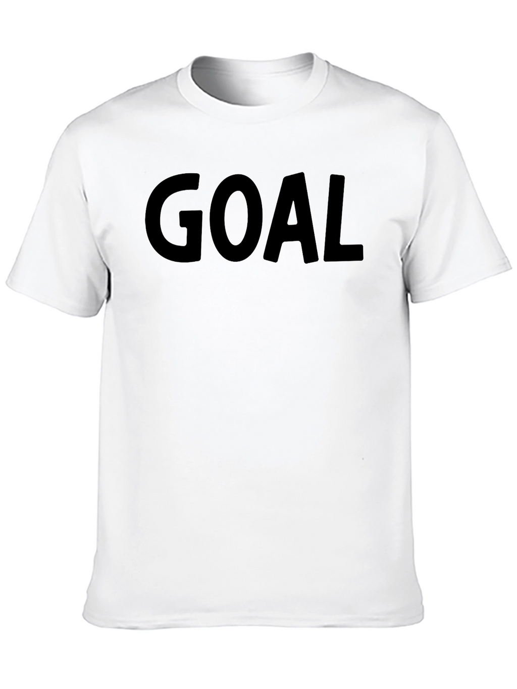 Goal Black T-Shirt - Motivational Tee