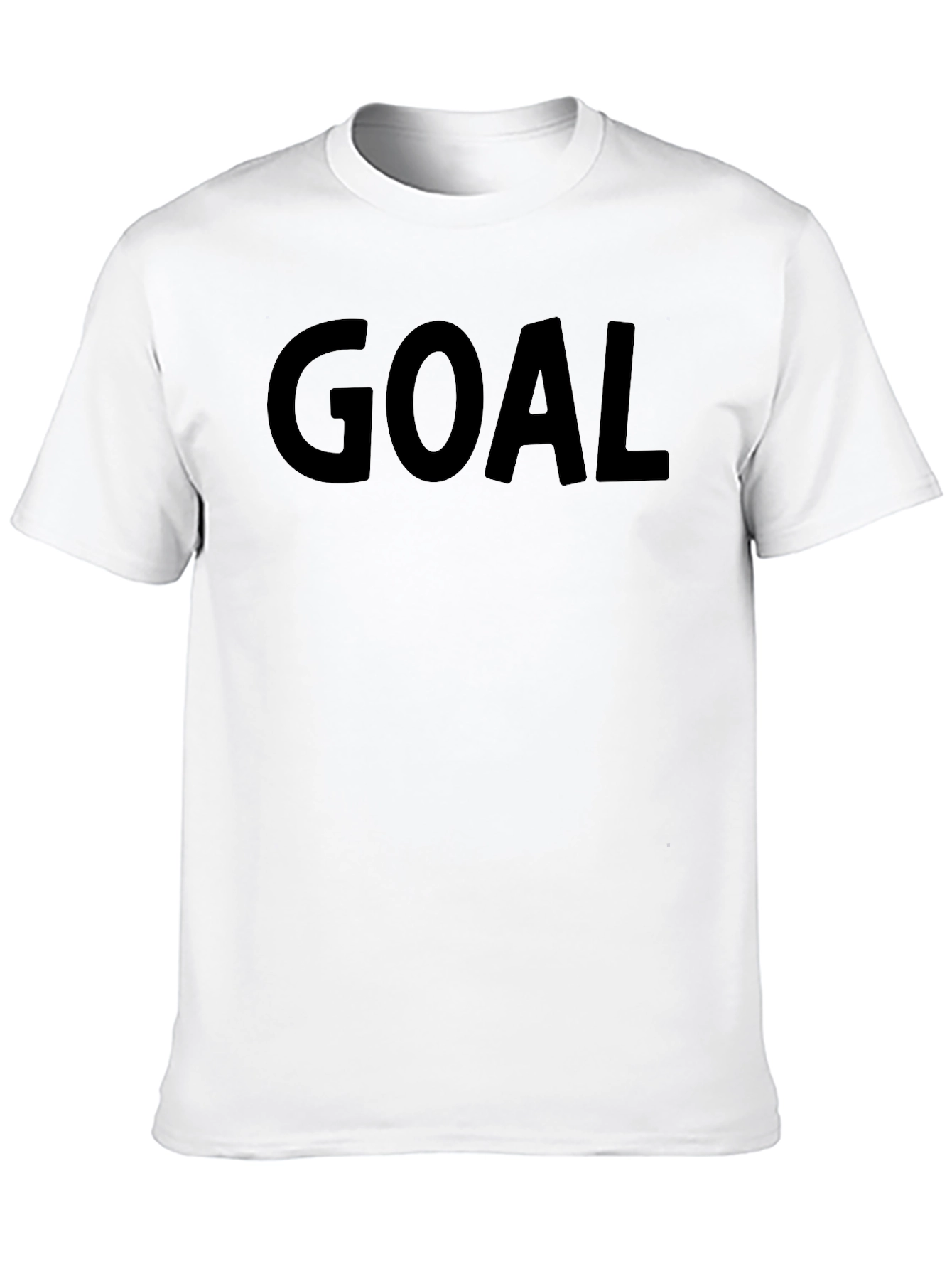Goal Black T-Shirt - Motivational Tee