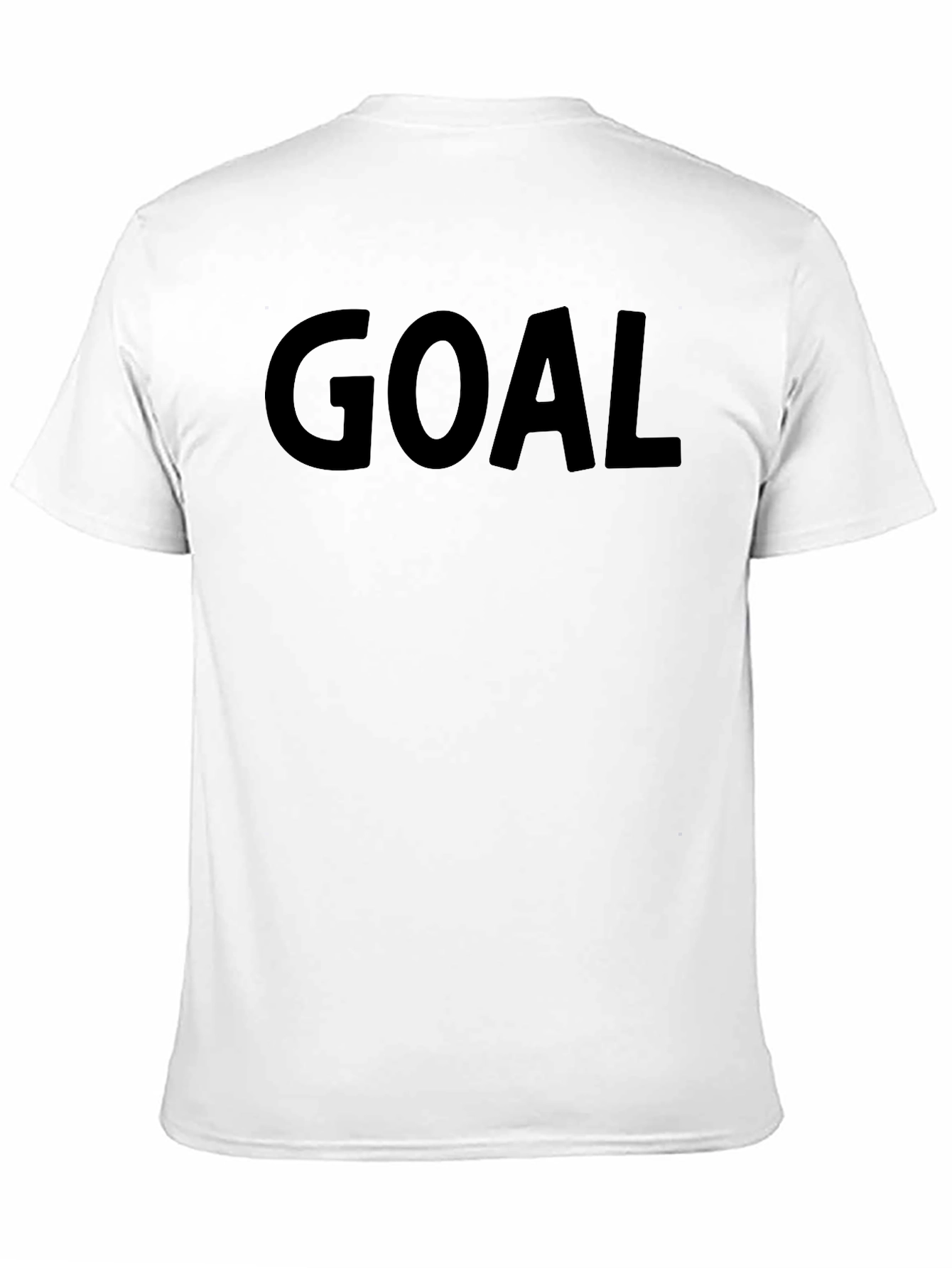 Goal Black T-Shirt - Motivational Tee