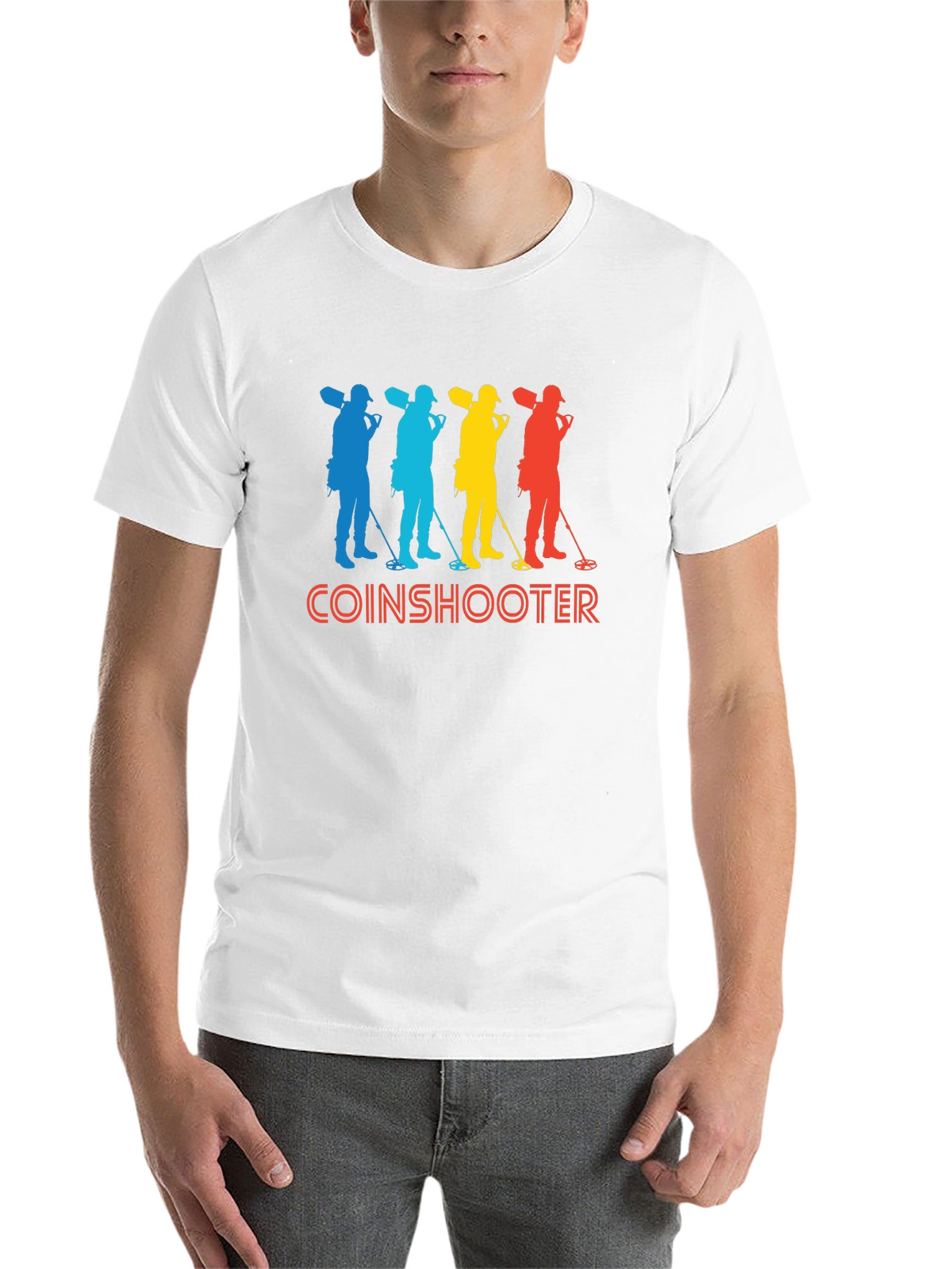 Coinshooter Retro Style Black T-Shirt