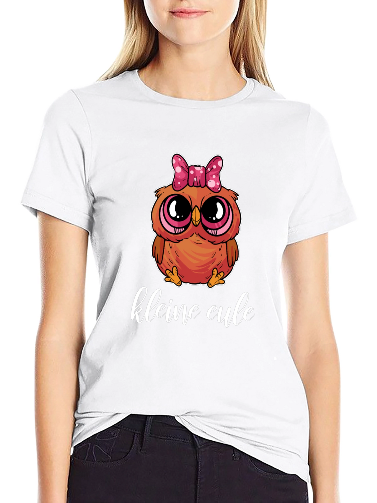 Cute Owl T-Shirt - Kleine Eule Design