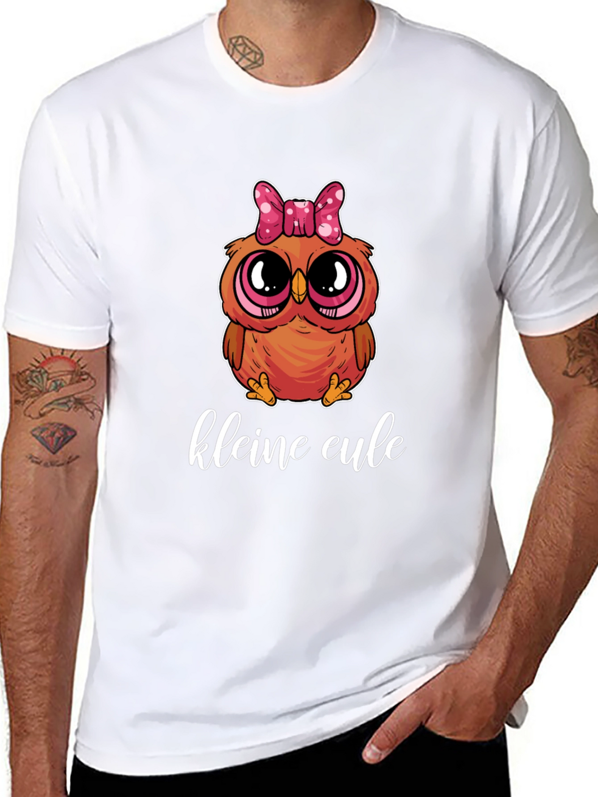 Cute Owl T-Shirt - Kleine Eule Design