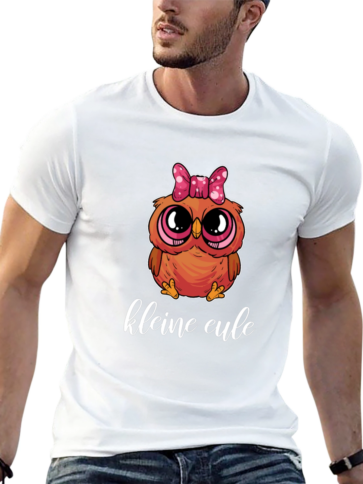 Cute Owl T-Shirt - Kleine Eule Design