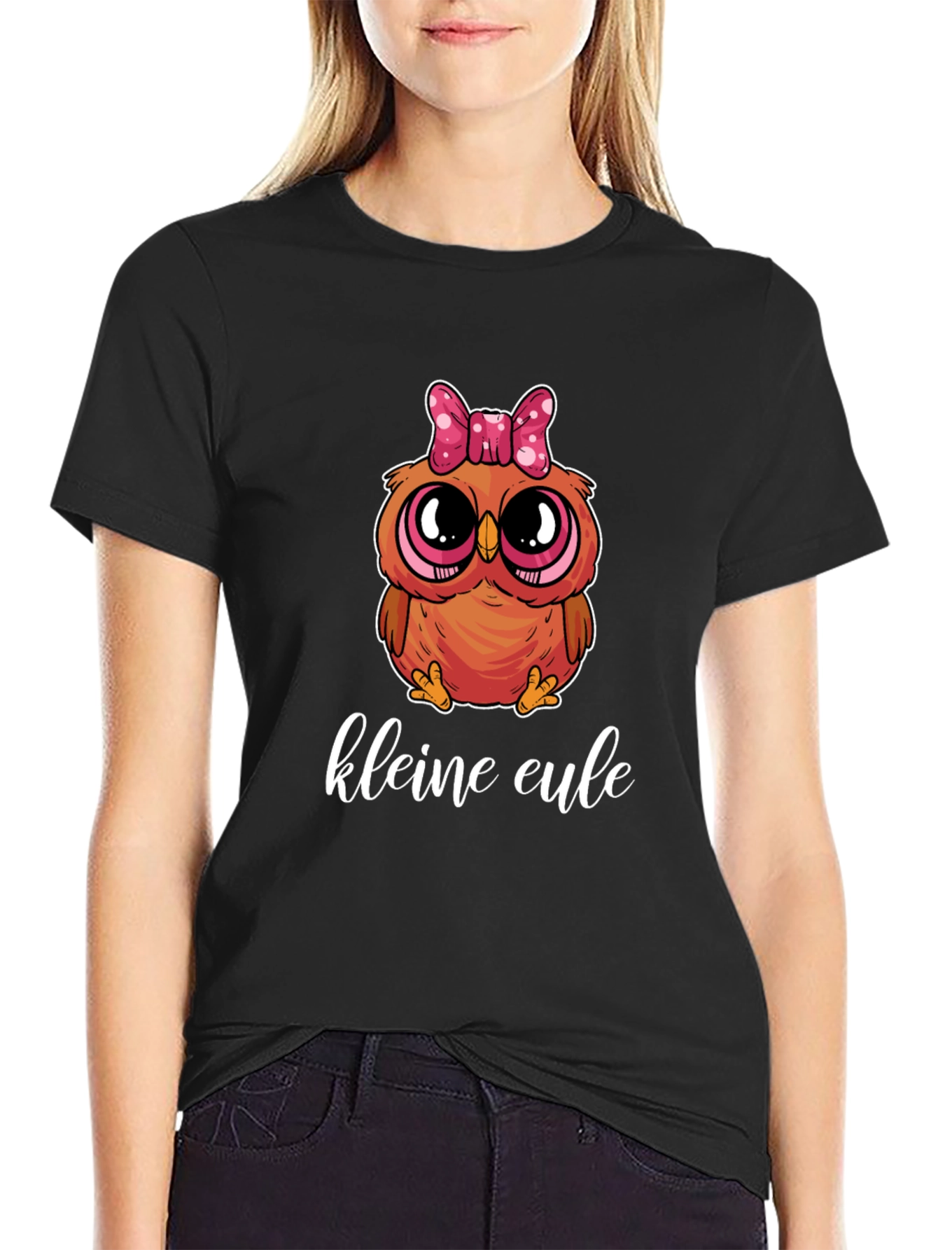 Cute Owl T-Shirt - Kleine Eule Design