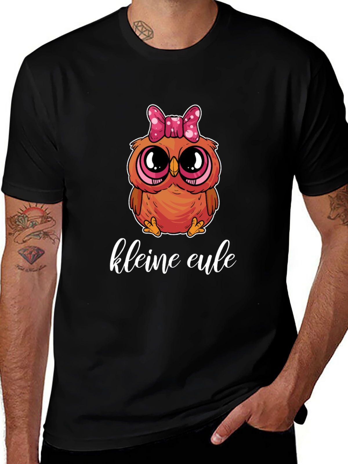 Cute Owl T-Shirt - Kleine Eule Design