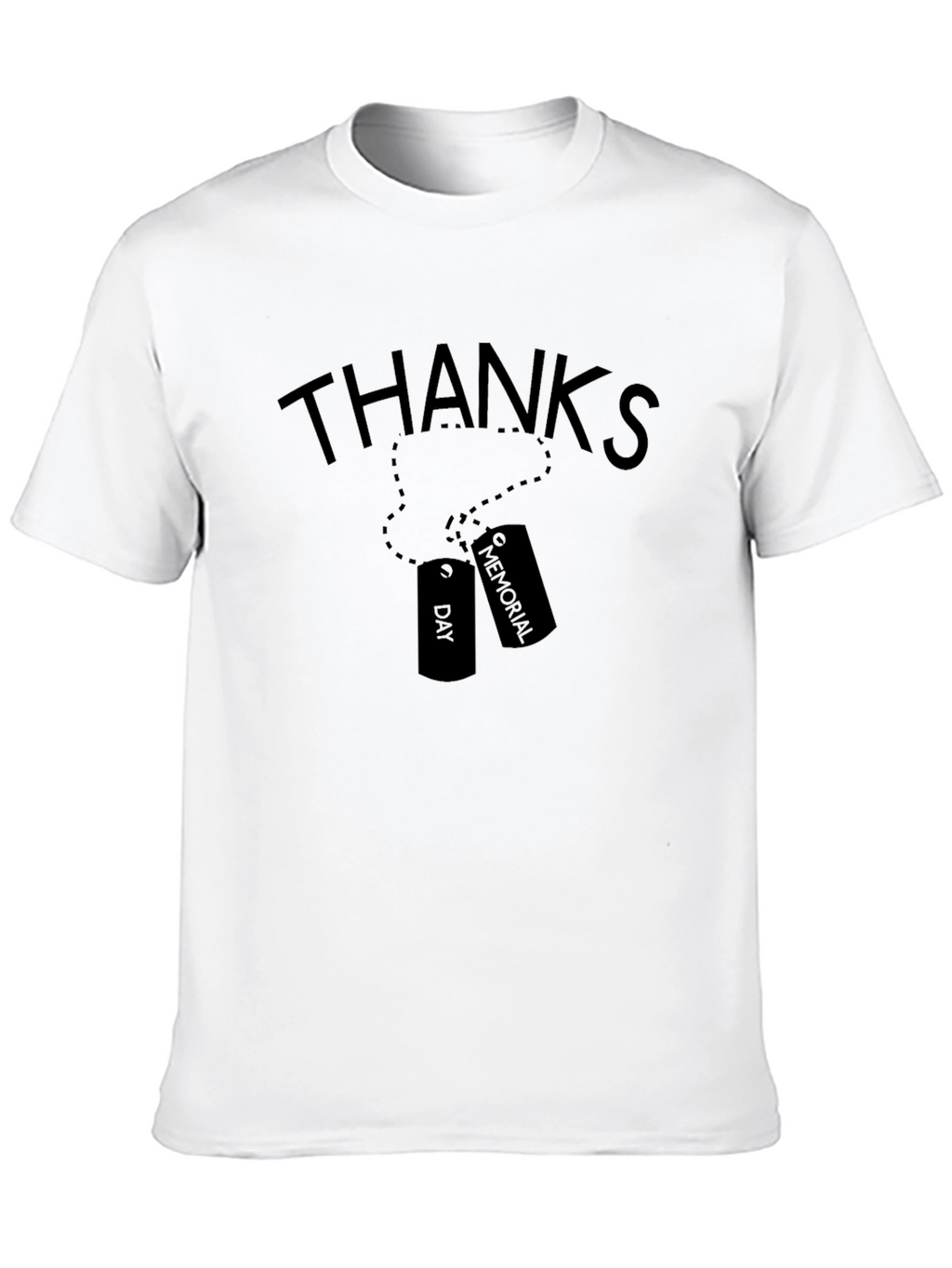 Memorial Day Thanks Black T-Shirt