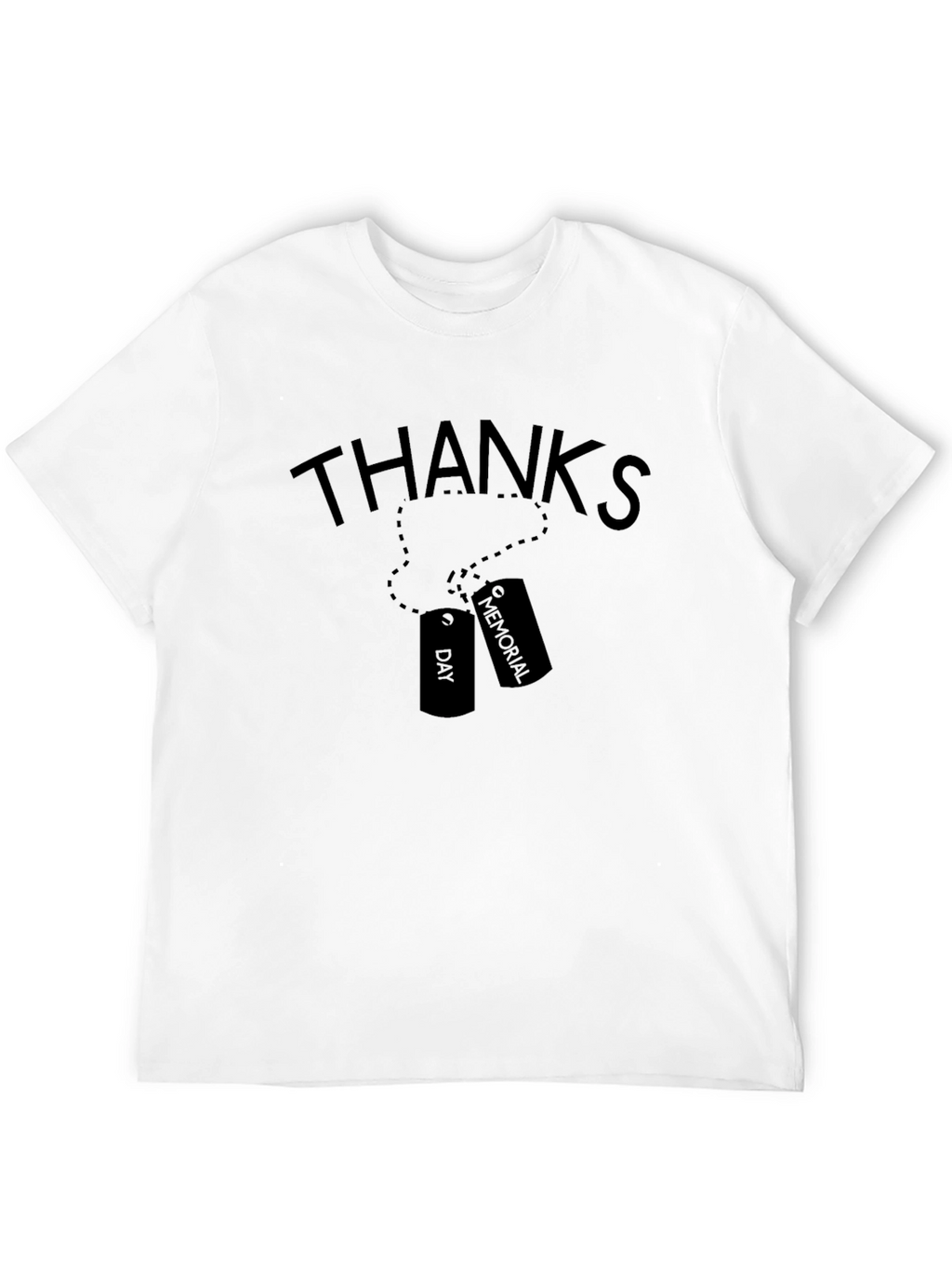 Memorial Day Thanks Black T-Shirt
