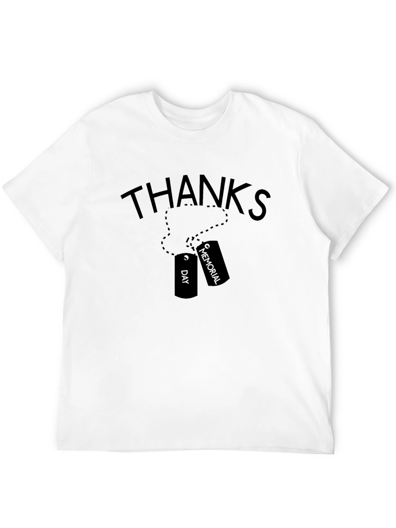 Memorial Day Thanks Black T-Shirt