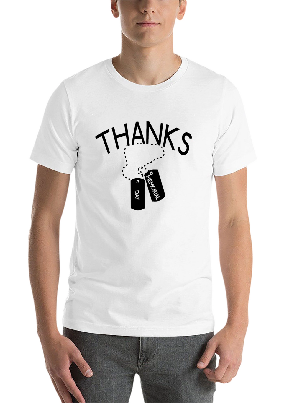 Memorial Day Thanks Black T-Shirt