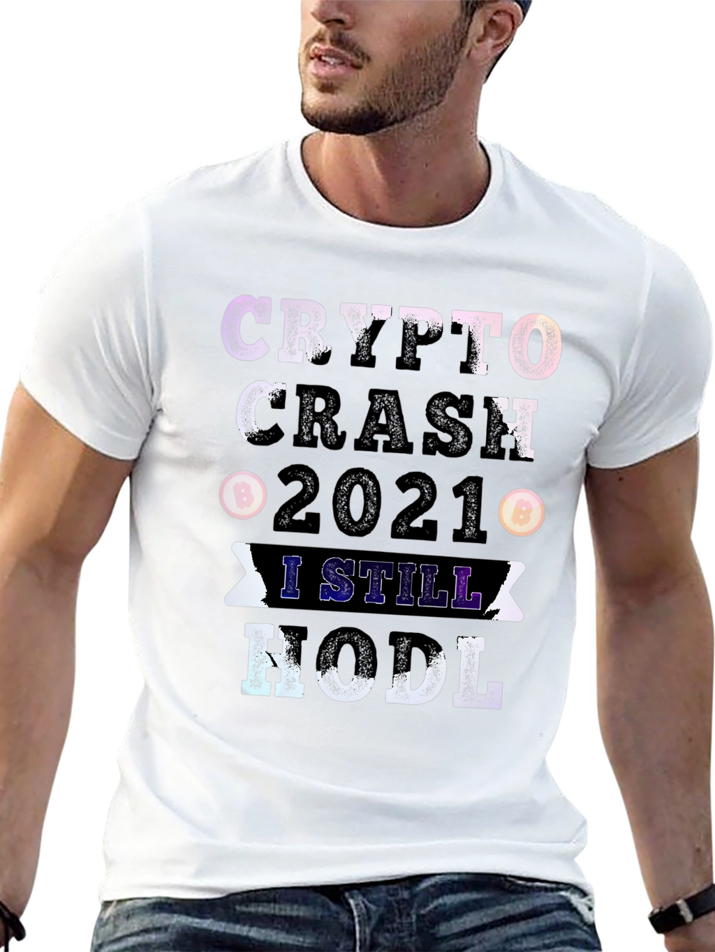 Crypto Crash 2021 HODL Graphic Tee
