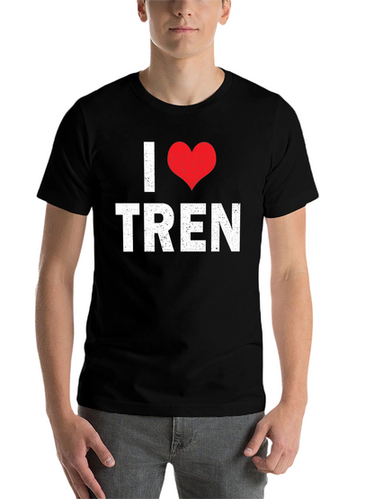 I Love Tren Graphic T-Shirt