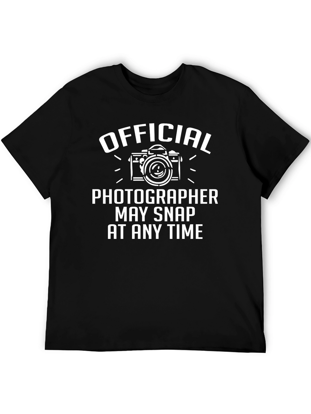 Official Photographer T-Shirt - Funny Camera Lover Tee