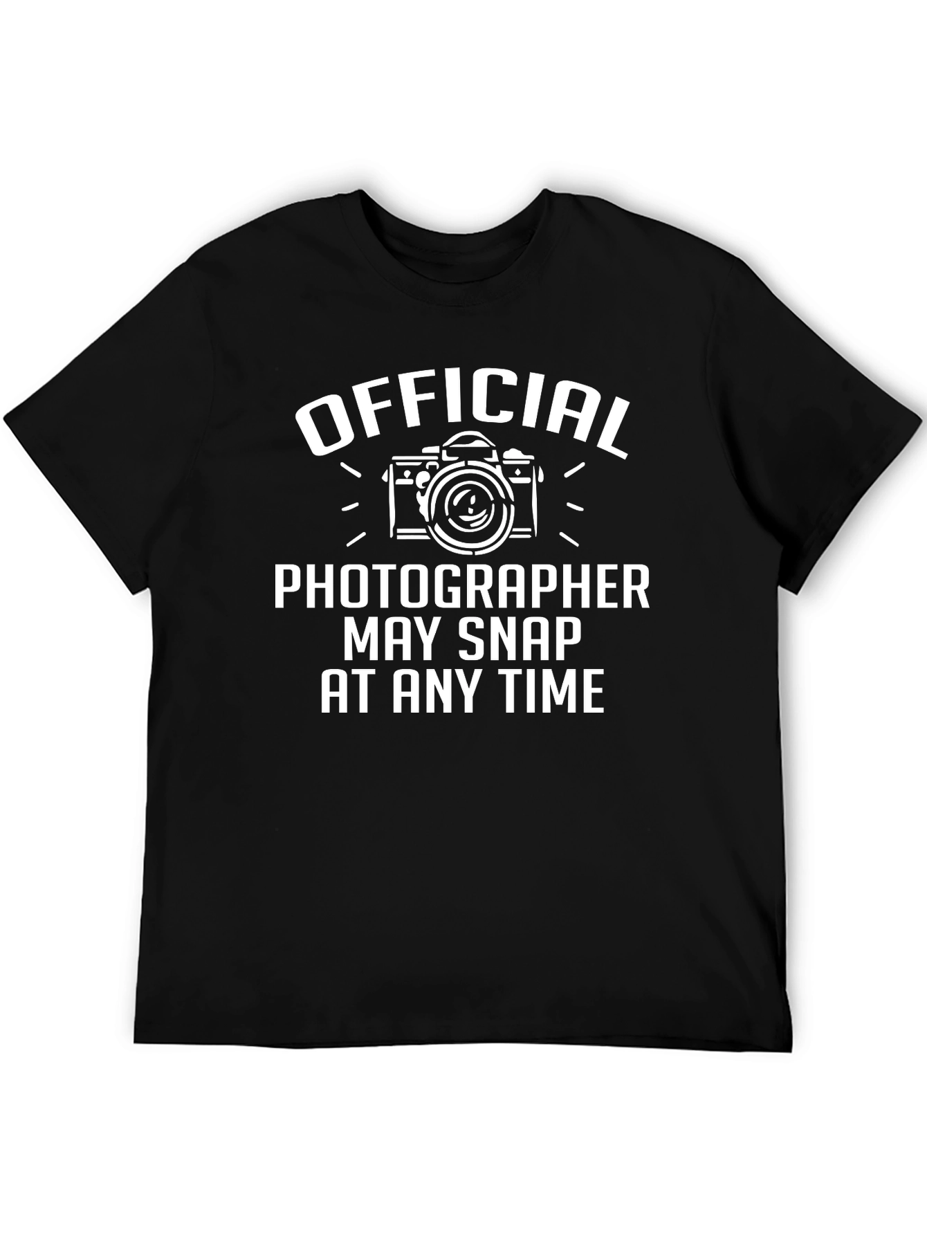 Official Photographer T-Shirt - Funny Camera Lover Tee