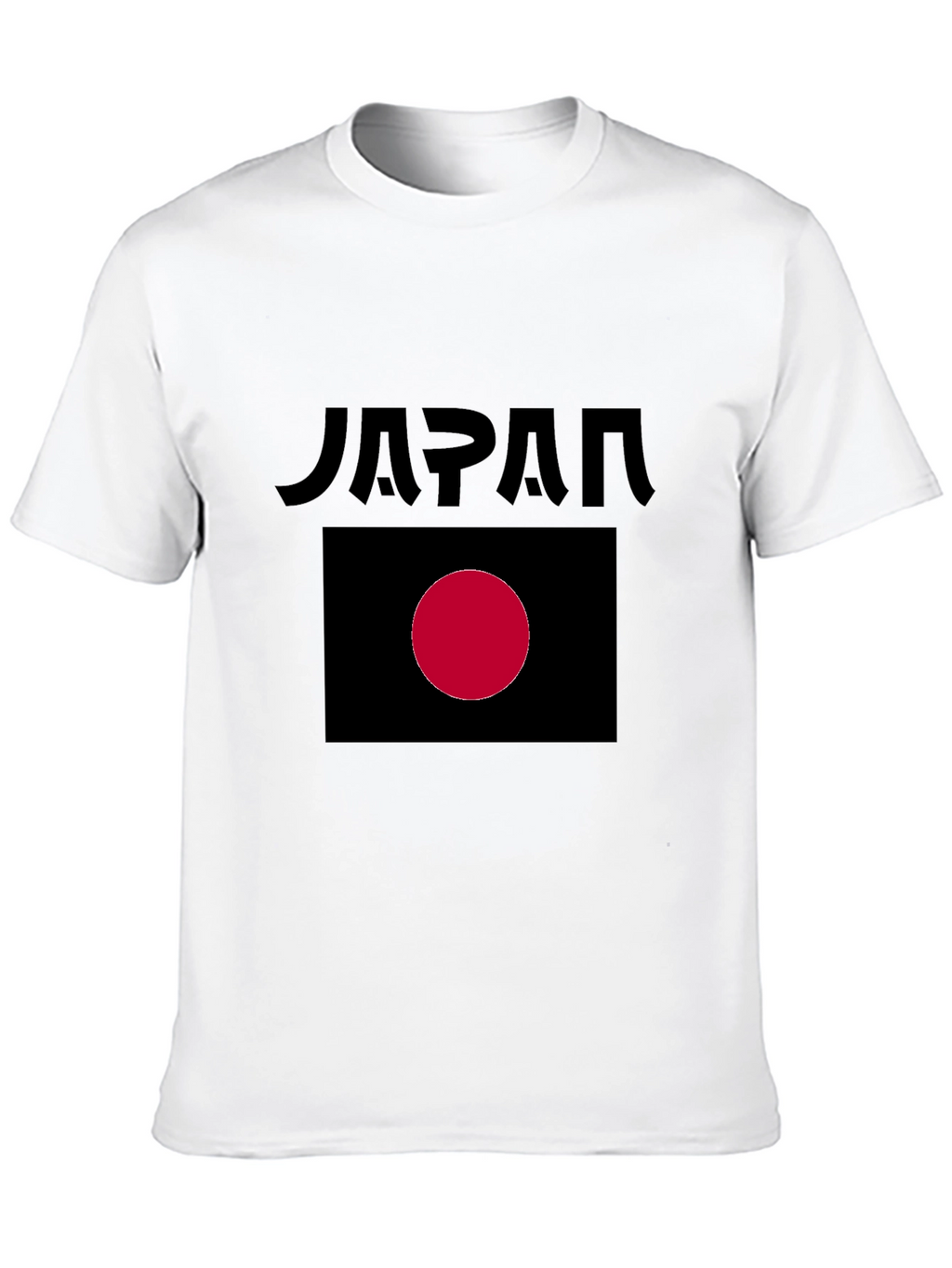 Japan Flag Graphic Black T-Shirt