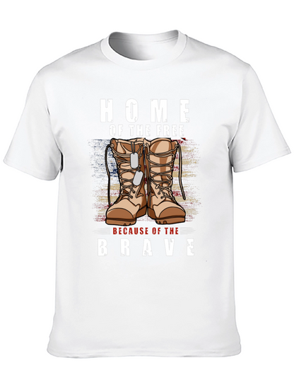 Home of the Free - Patriotic Graphic T-Shirt