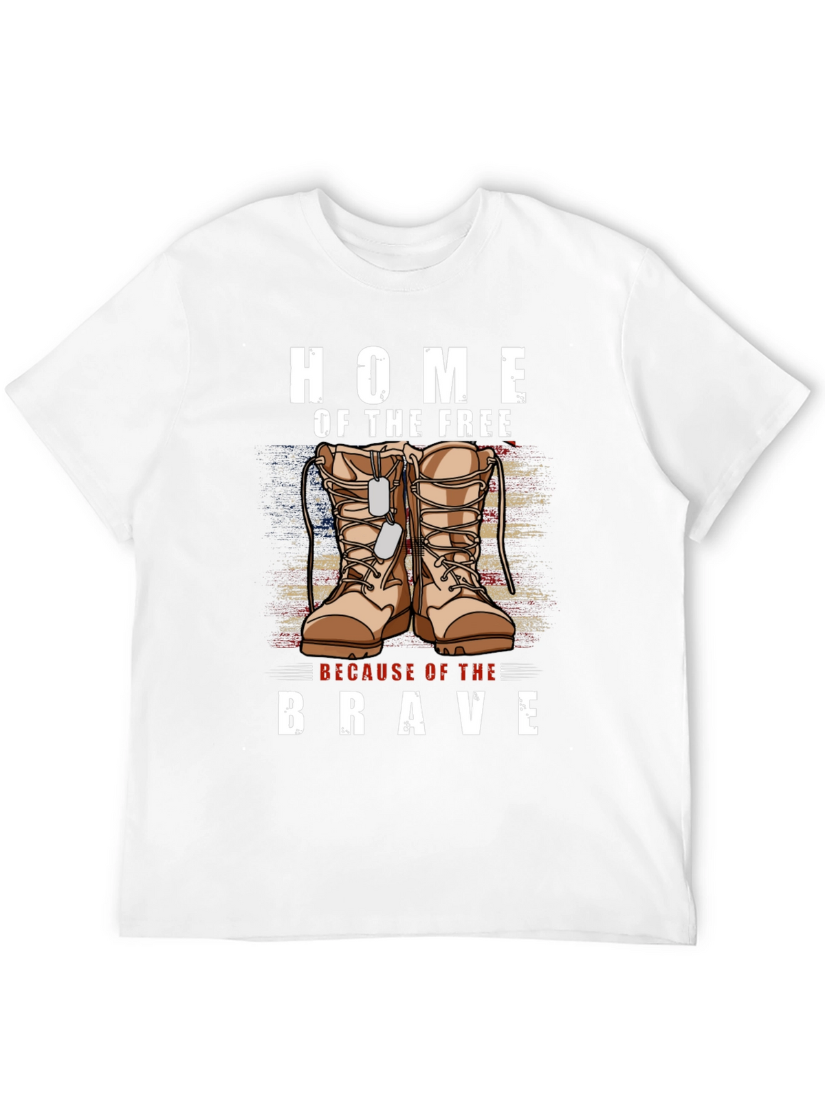 Home of the Free - Patriotic Graphic T-Shirt
