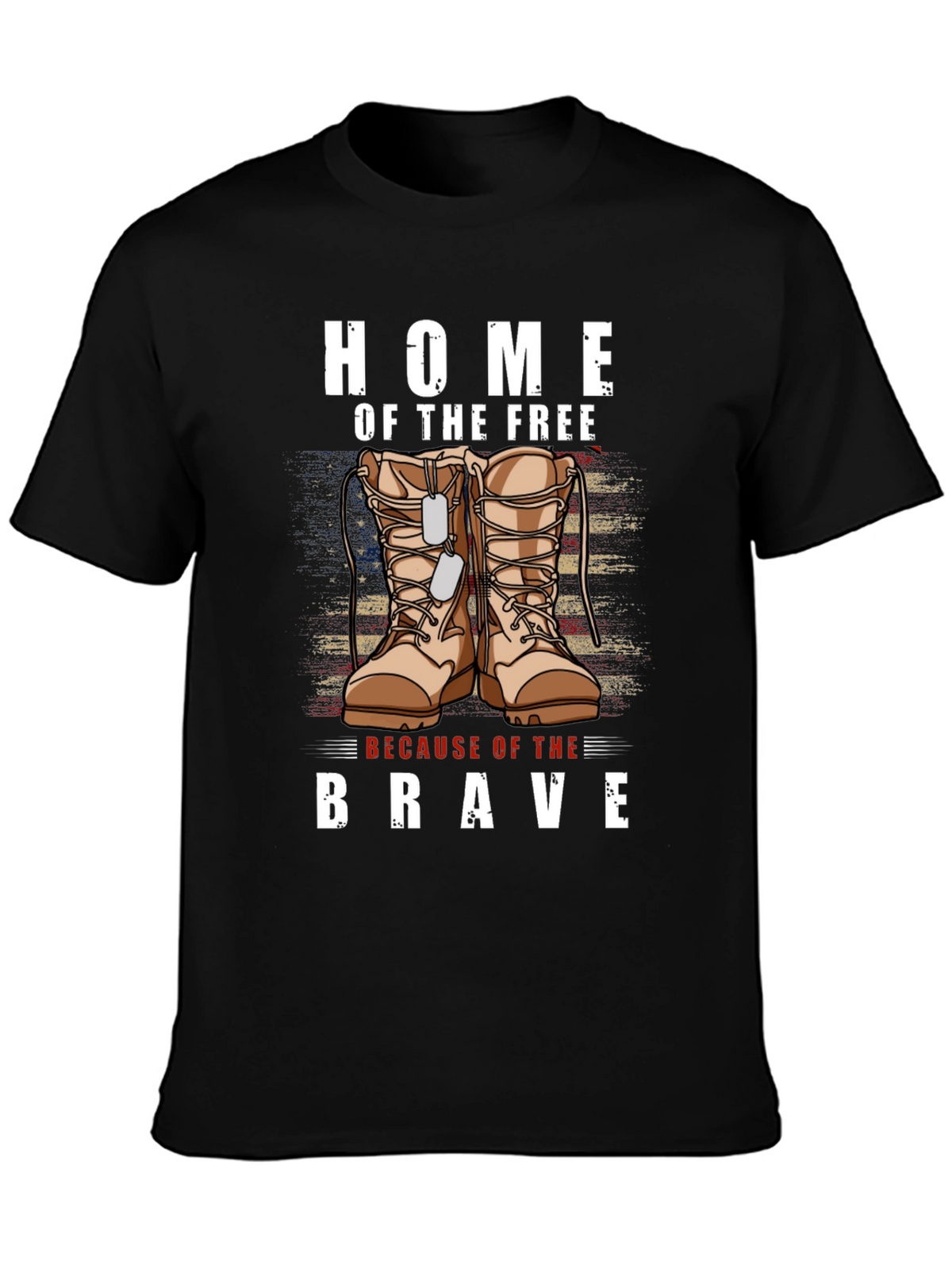 Home of the Free - Patriotic Graphic T-Shirt
