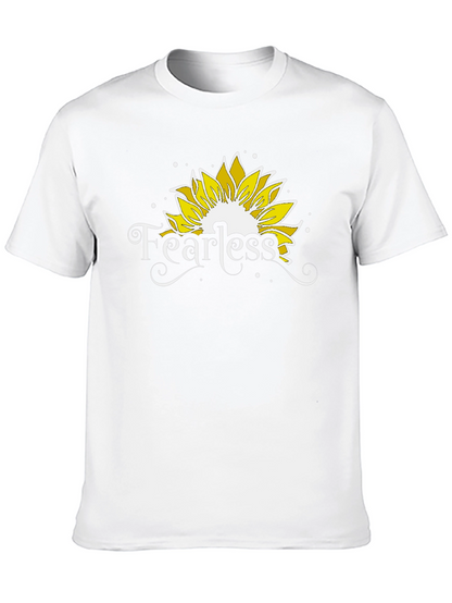 Fearless Sunflower Graphic T-Shirt