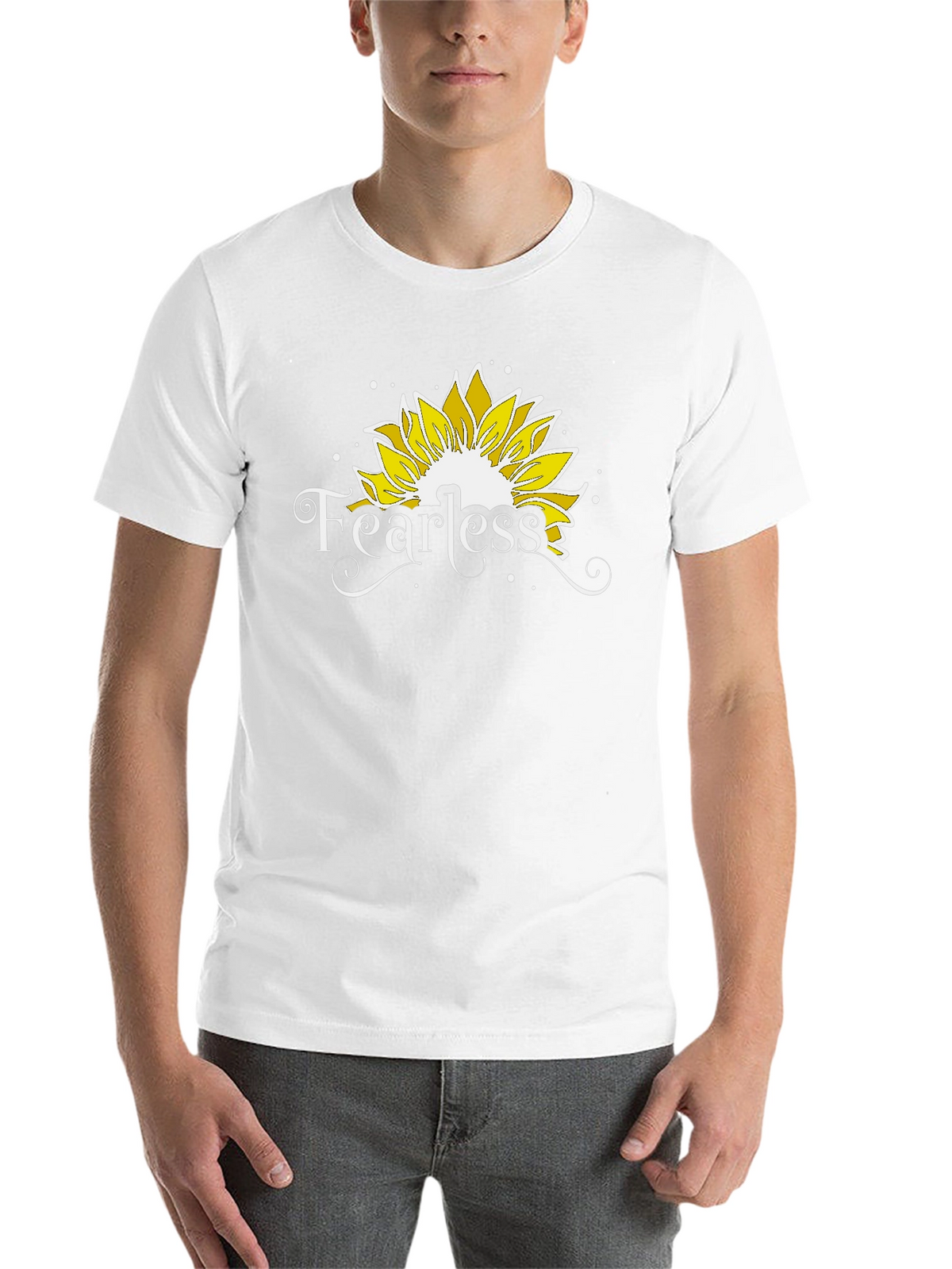 Fearless Sunflower Graphic T-Shirt