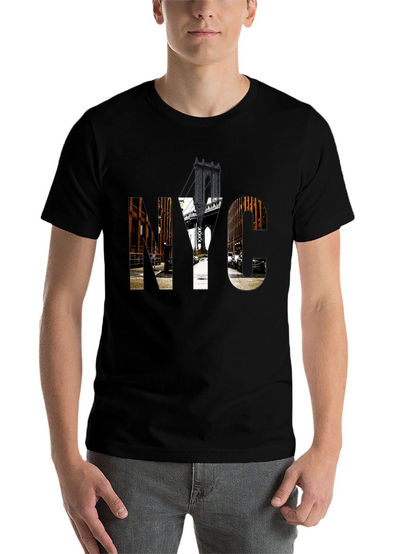 NYC Bridge Graphic T-Shirt