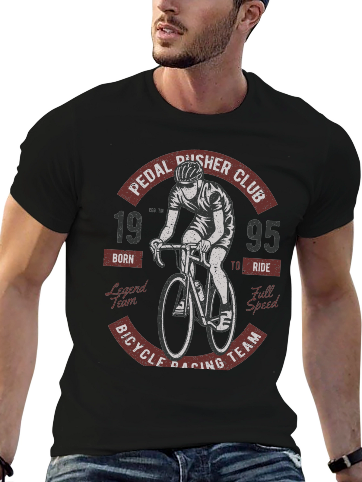 Pedal Pusher Cycling Club Graphic T-Shirt
