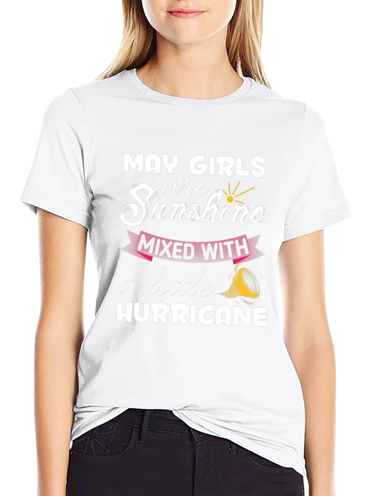 May Girls Sunshine & Hurricane T-Shirt