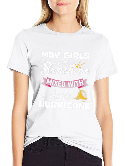 May Girls Sunshine & Hurricane T-Shirt