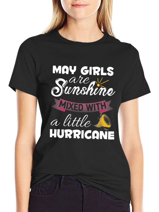 May Girls Sunshine & Hurricane T-Shirt