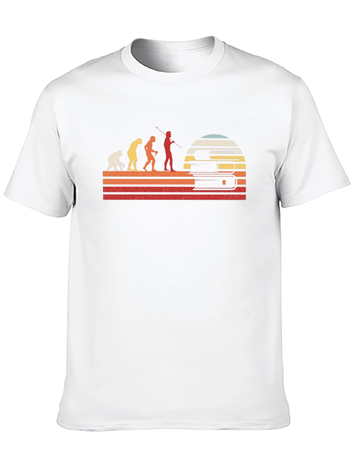 Evolution of Reader T-Shirt - Black Retro Design