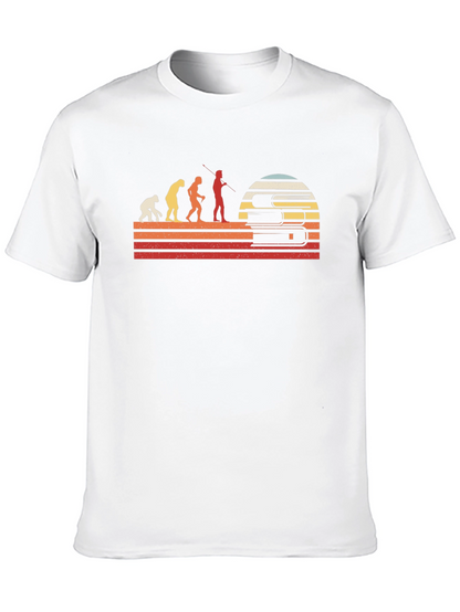 Evolution of Reader T-Shirt - Black Retro Design