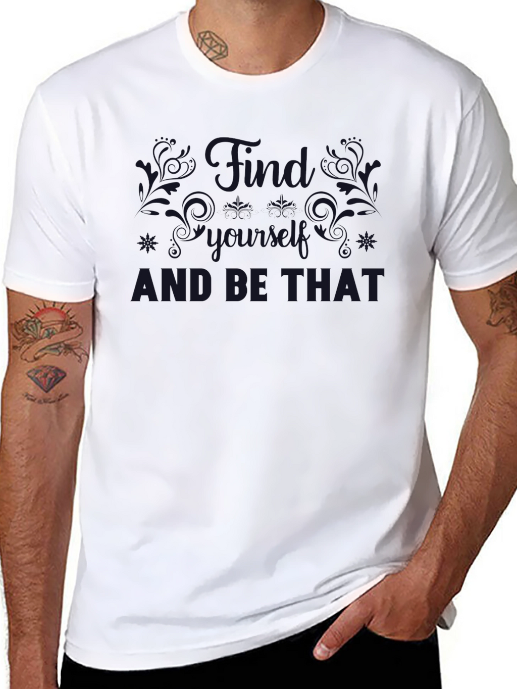 Mens Graphic Print Short Sleeve T-Shirt
