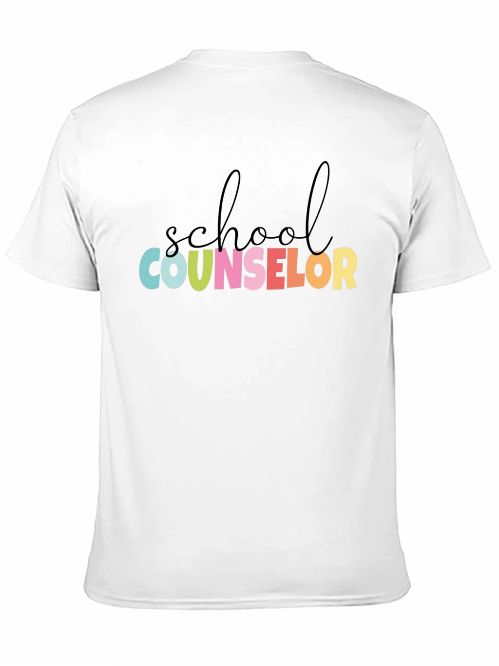 School Counselor Graphic Tee - Unisex Black T-Shirt