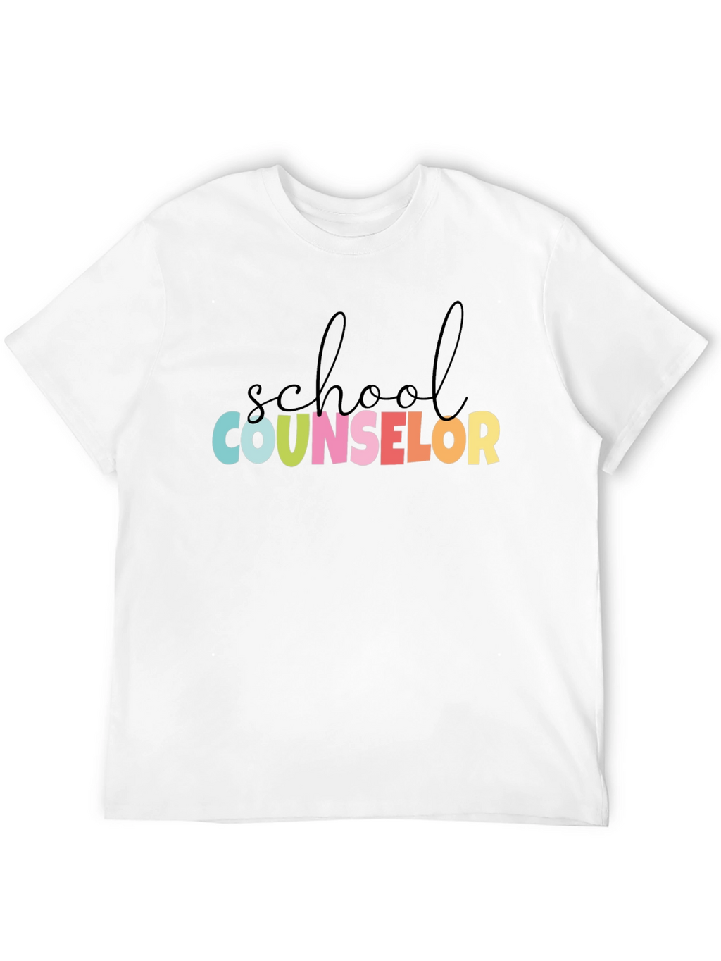 School Counselor Graphic Tee - Unisex Black T-Shirt