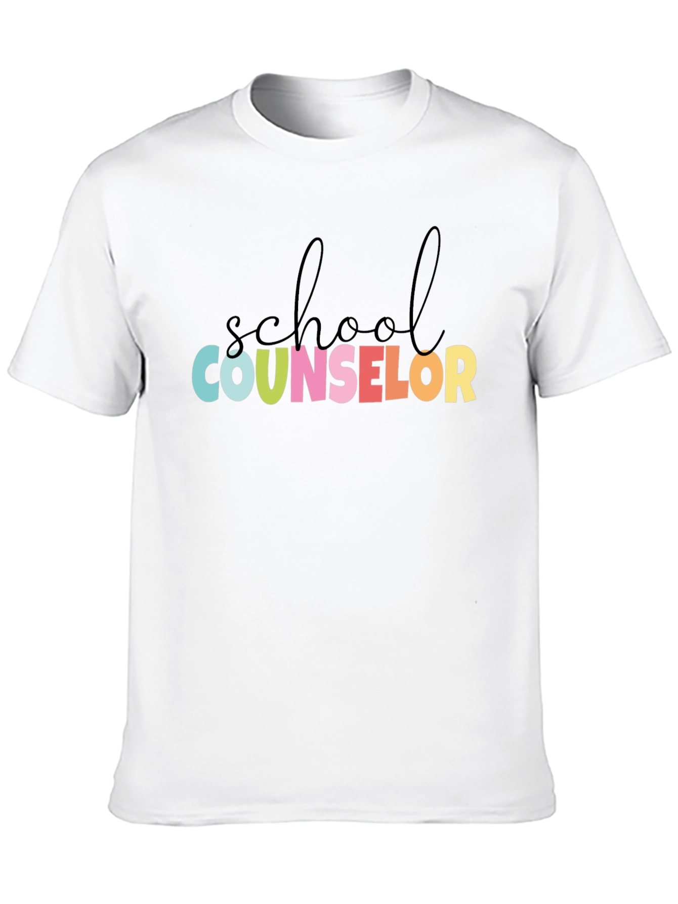 School Counselor Graphic Tee - Unisex Black T-Shirt