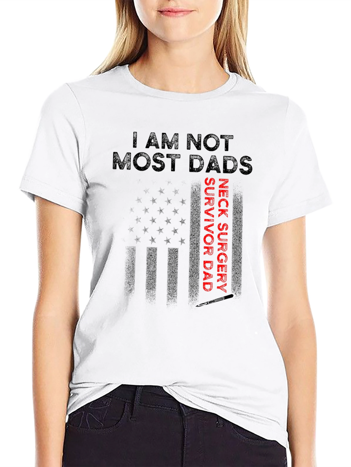 Neck Surgery Survivor Dad T-Shirt