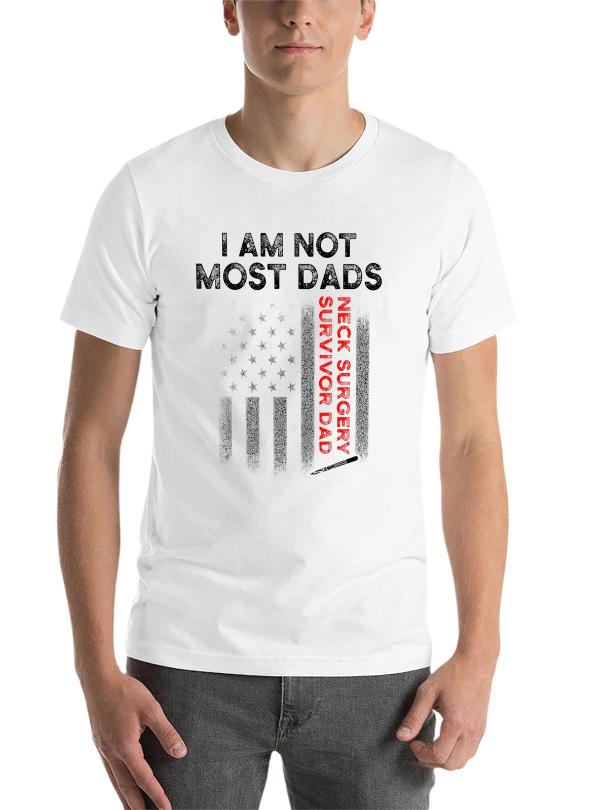 Neck Surgery Survivor Dad T-Shirt